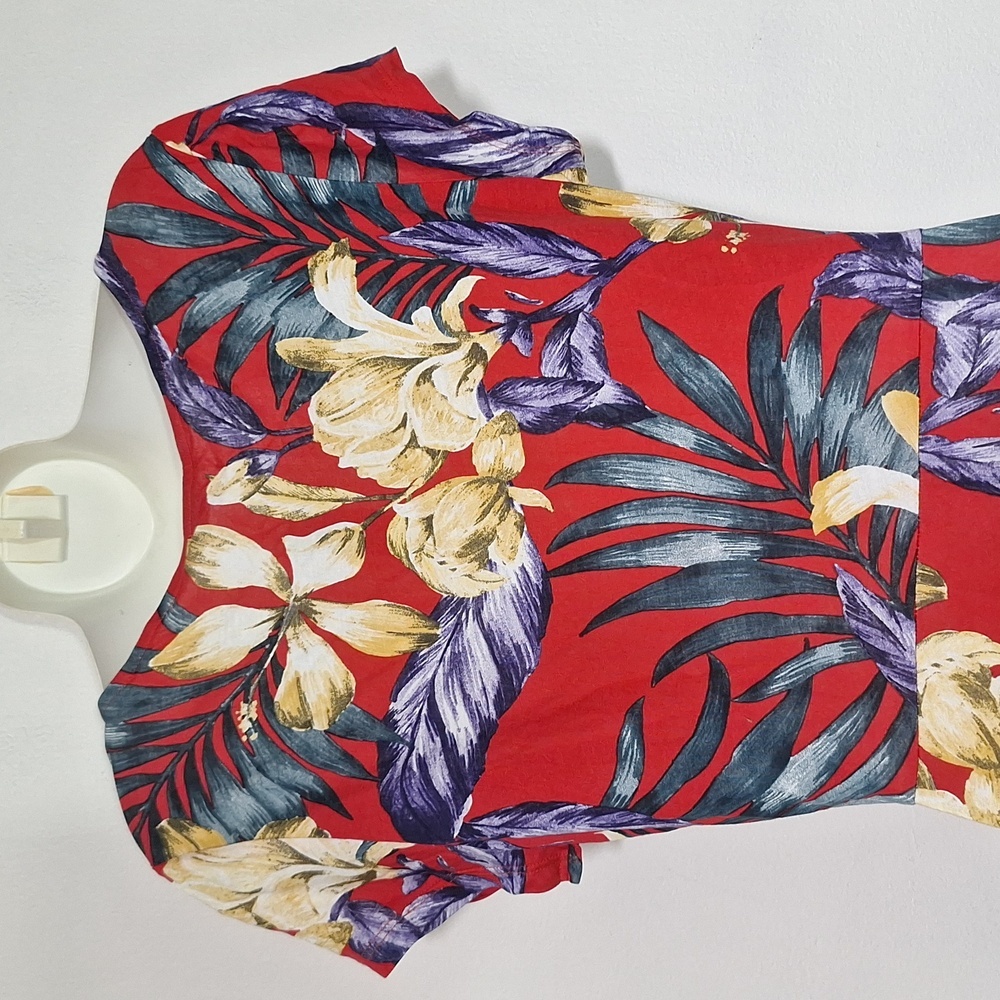 Lascana For Venus Floral Red Midi Dress - Picture 6 of 9